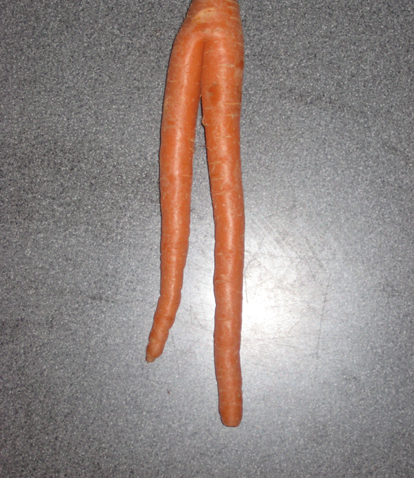 Do you want carrot legs? Because that's how you get carrot legs